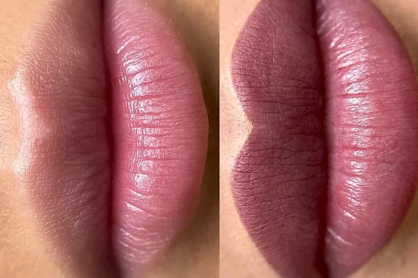 How long are lips swollen after Lip tattoo?